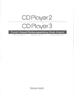 Nakamichi CD-Player-2-Owners-Manual